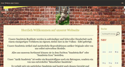 Desktop Screenshot of kunst-sandstein.de